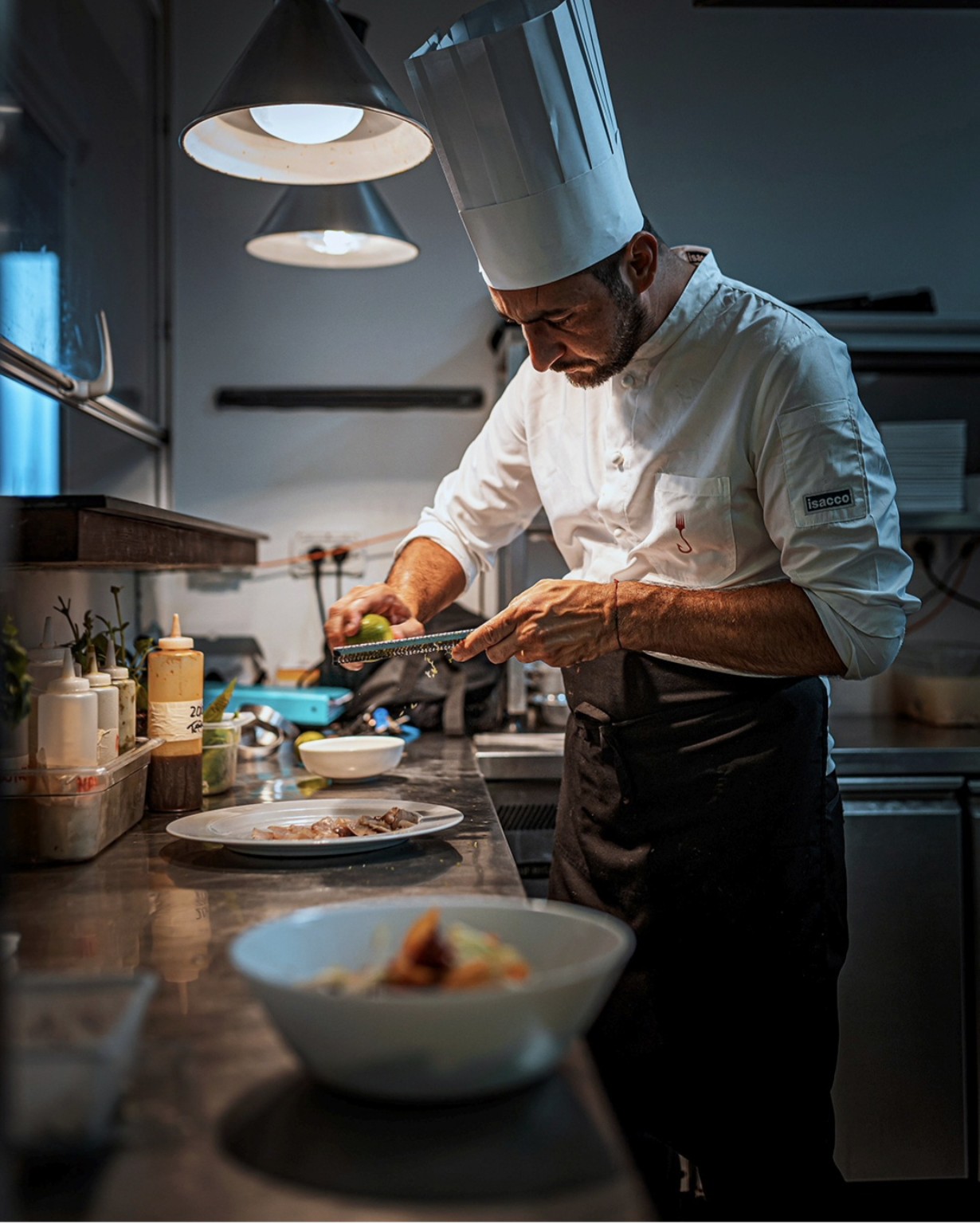 Alessandro Salvadori in cucina